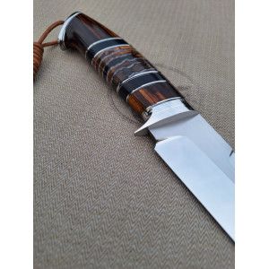 МИСЛИВЕЦЬ ексклюзивний ніж ручної роботи майстра студії ALEKSANDR KASINEC, купити замовити в Україні (Сталь N690™ 60-61 HRC). Photo 3